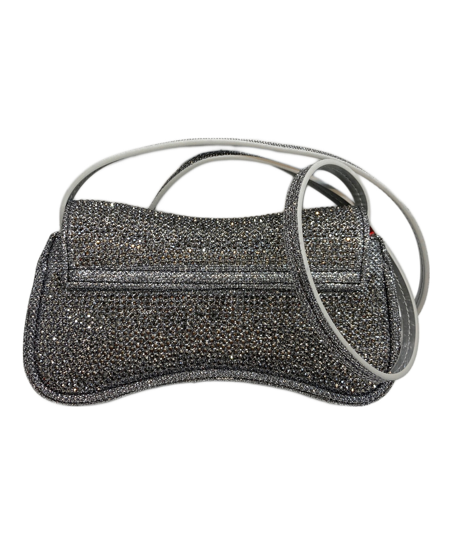 中古・古着通販】DIESEL (ディーゼル) プレイミニバッグ シルバー 未 
