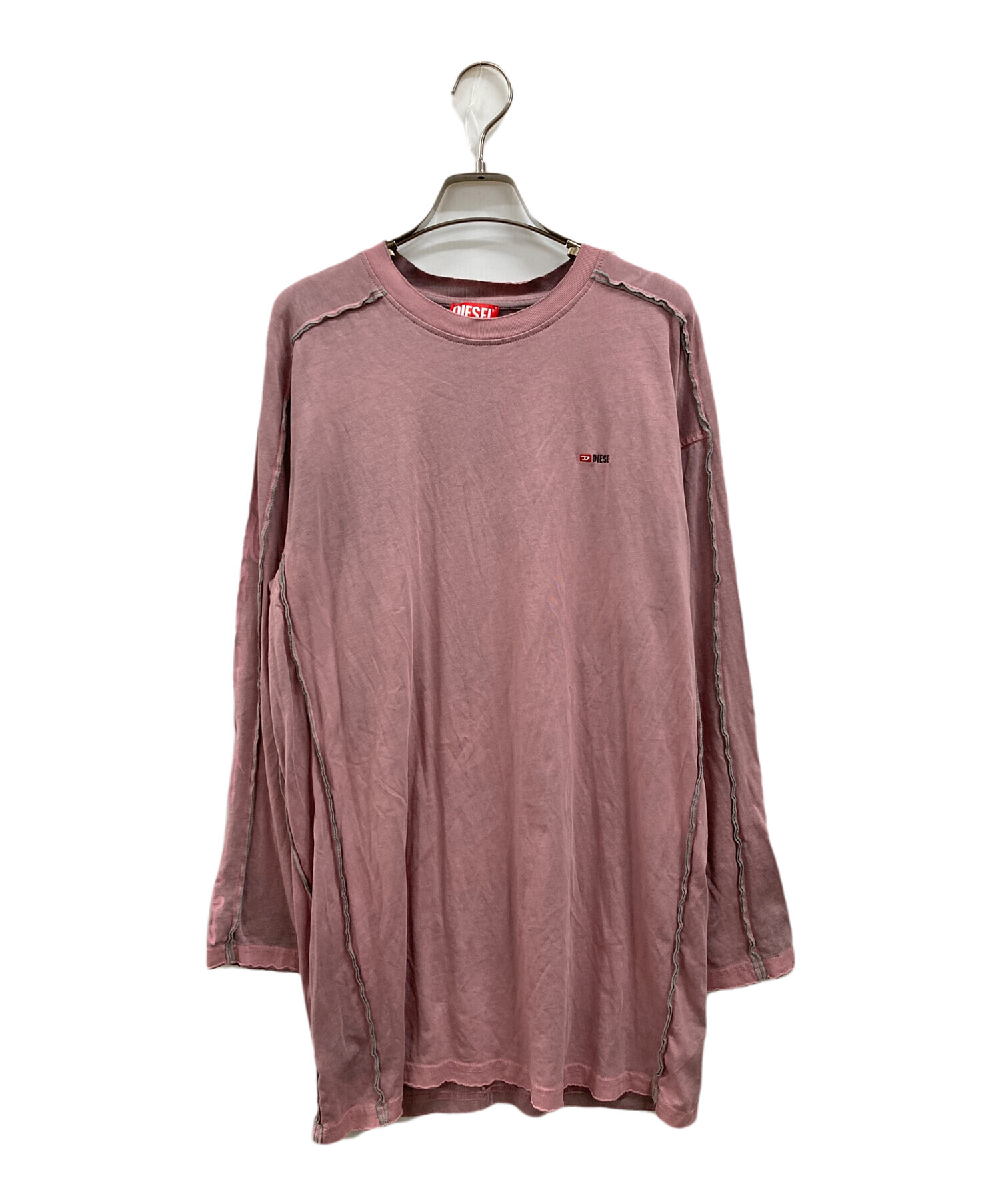 中古・古着通販】DIESEL (ディーゼル) カットソードレス ピンク サイズ
