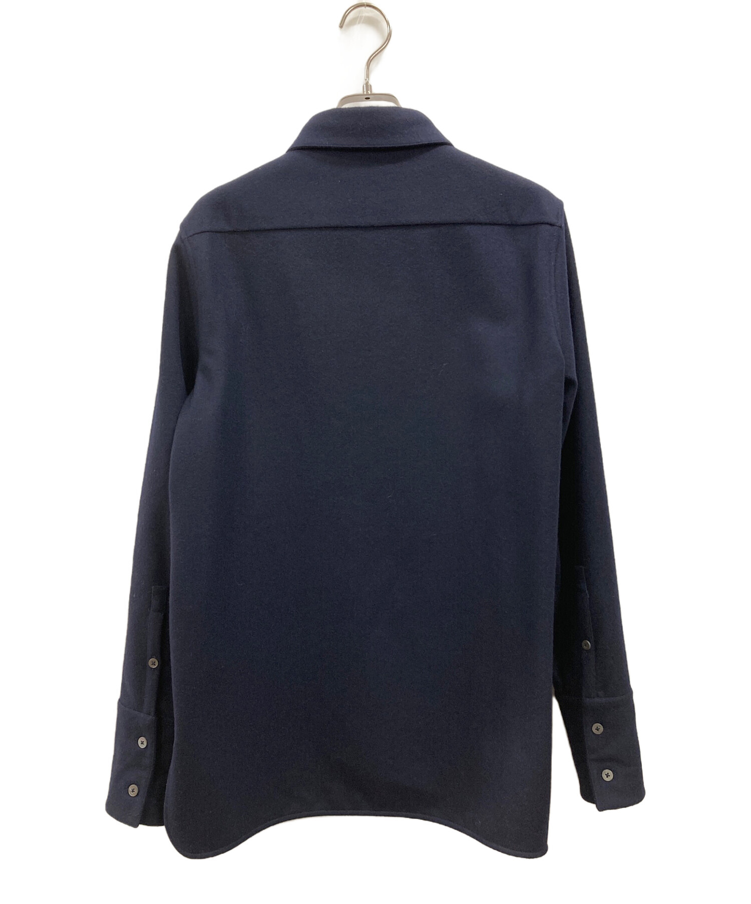 良品 JIL SANDER ジルサンダー ヴィンテージ BDシャツ ブラウス 36サイズ ネイビー レディース 古着 中古 USED 中古・古着通販】JIL SANDER (ジルサンダー) 長袖シャツ ネイビー
