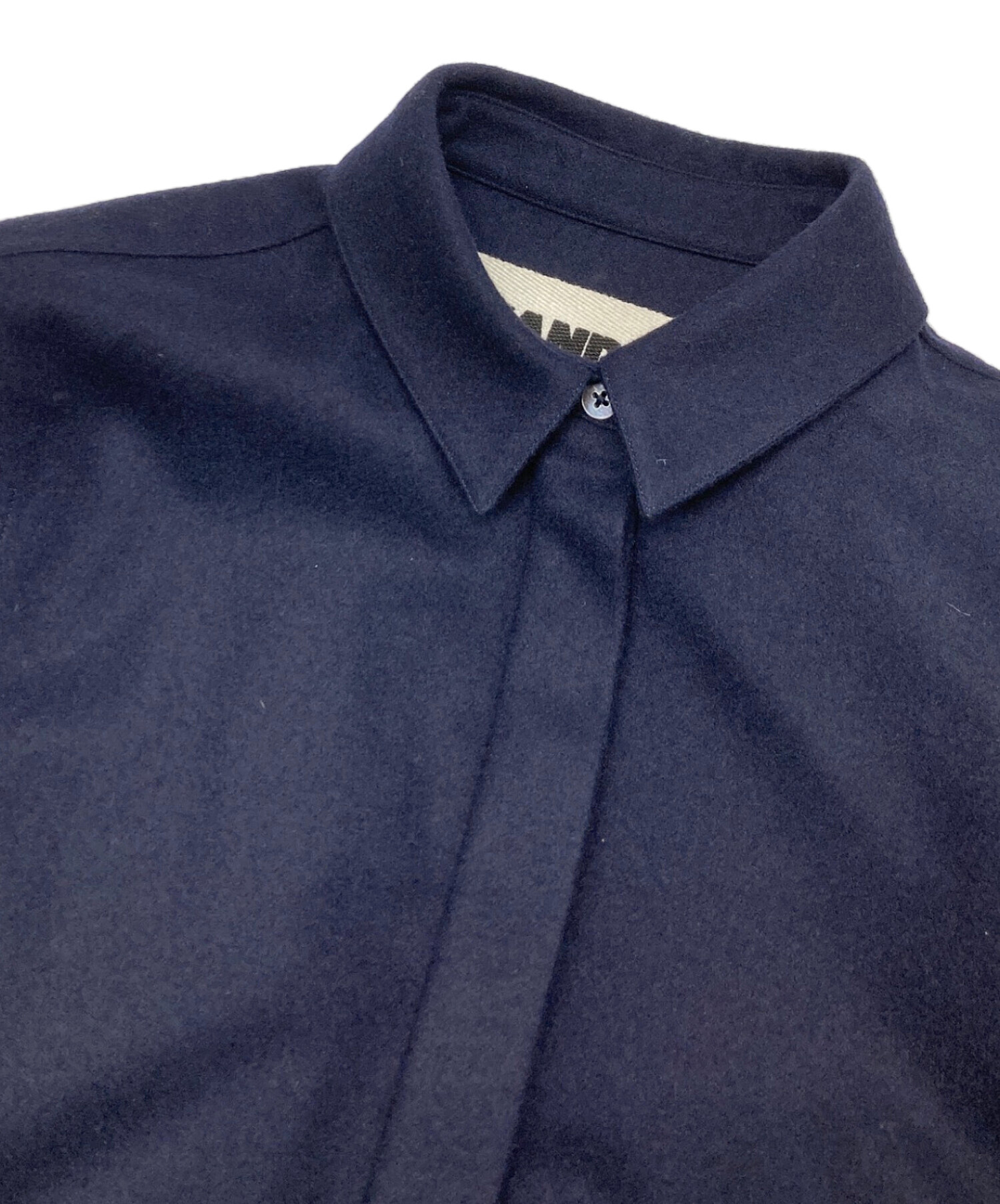 中古・古着通販】JIL SANDER+ (ジルサンダープラス) ウール比翼シャツ