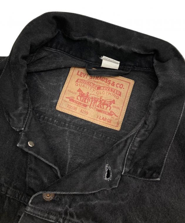中古・古着通販】LEVI'S (リーバイス) 後染めブラックデニムジャケット