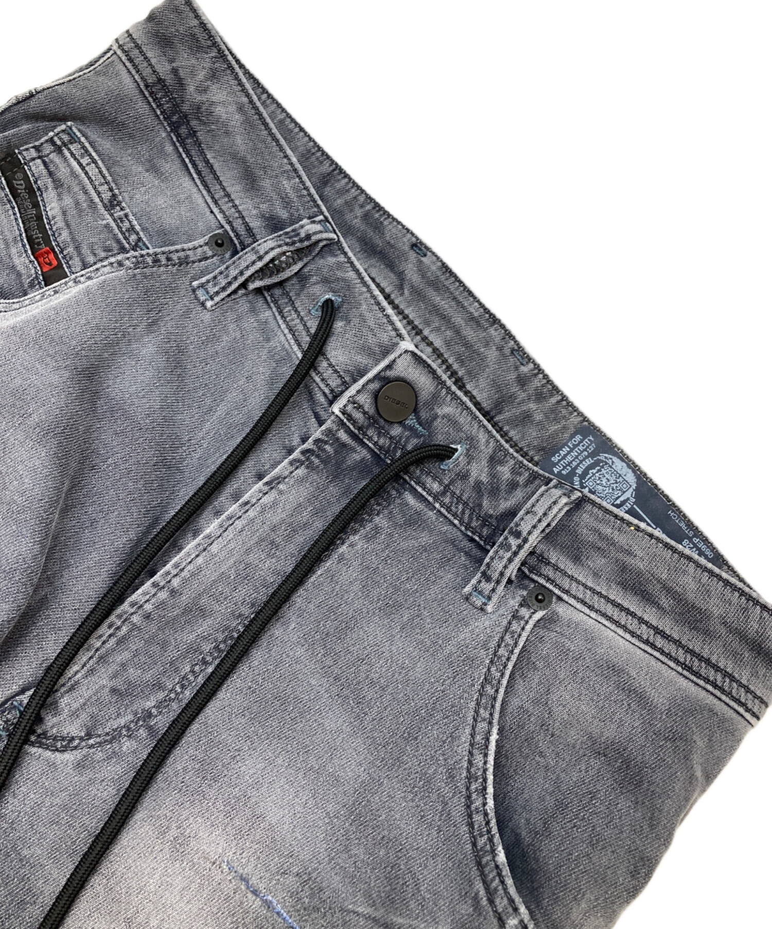 中古・古着通販】DIESEL (ディーゼル) デニムパンツ グレー サイズ:28 