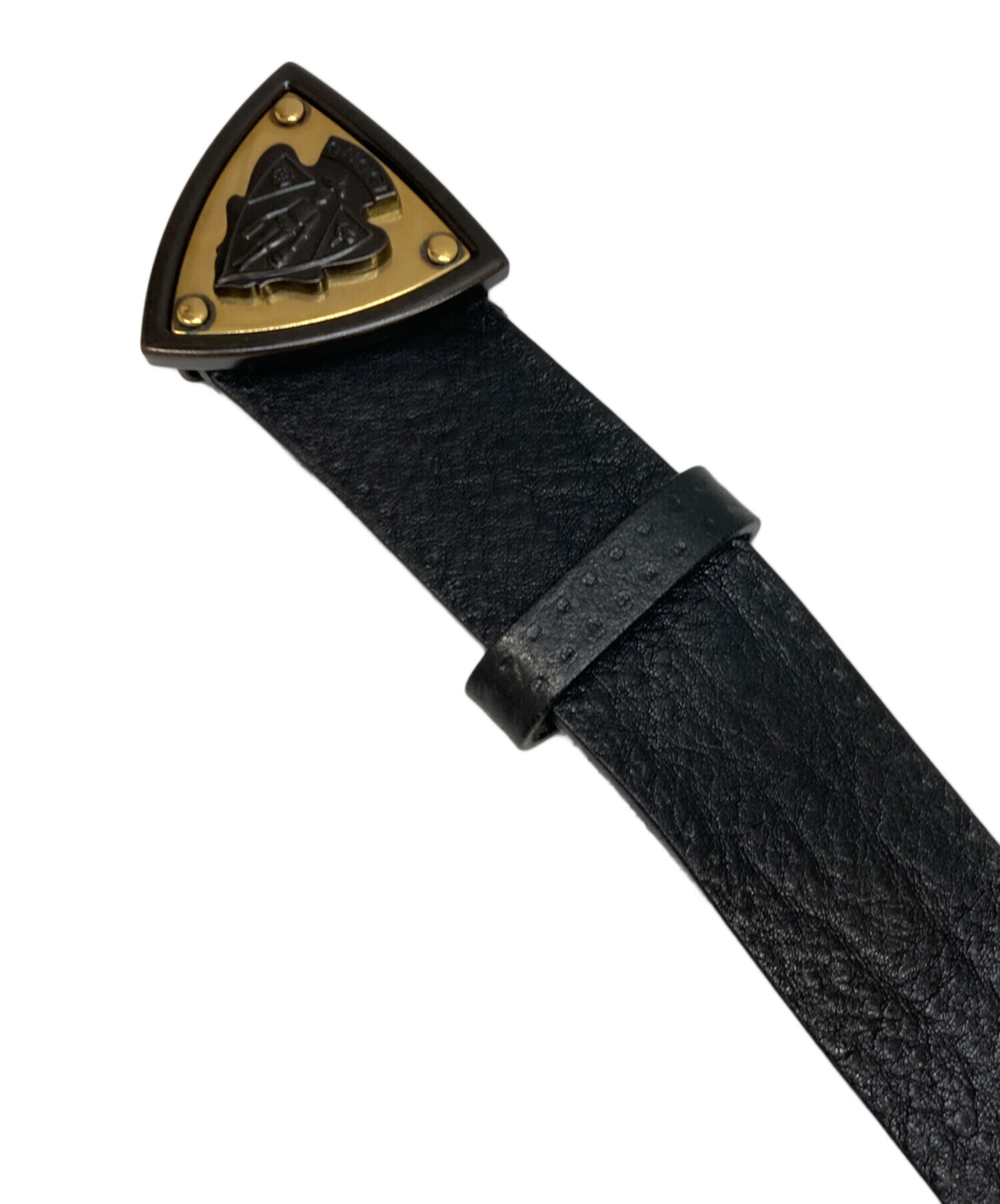 中古・古着通販】GUCCI (グッチ) レザーベルト ブラック サイズ:85・34