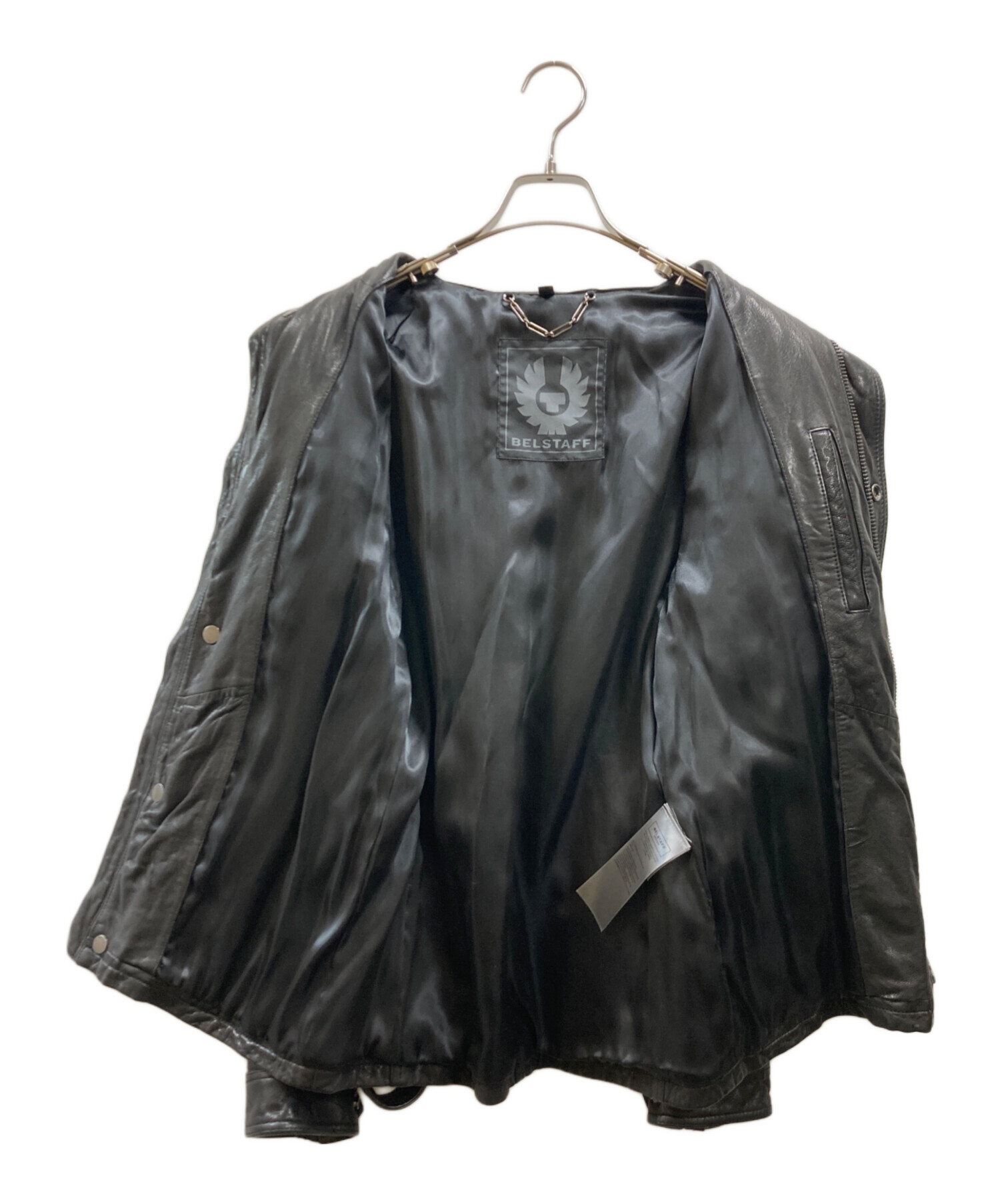 中古・古着通販】BELSTAFF (ベルスタッフ) レザージャケット ブラック