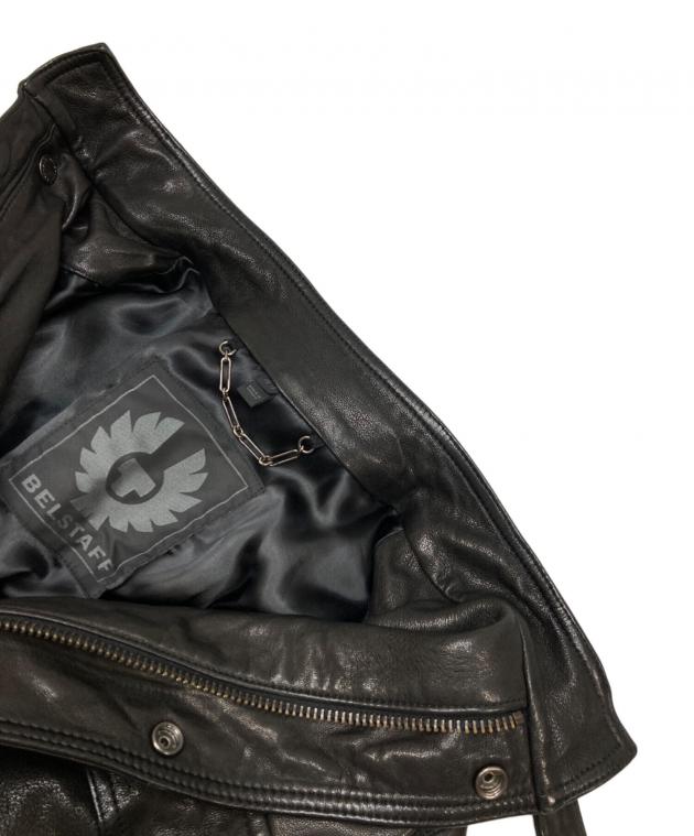 中古・古着通販】BELSTAFF (ベルスタッフ) レザージャケット ブラック