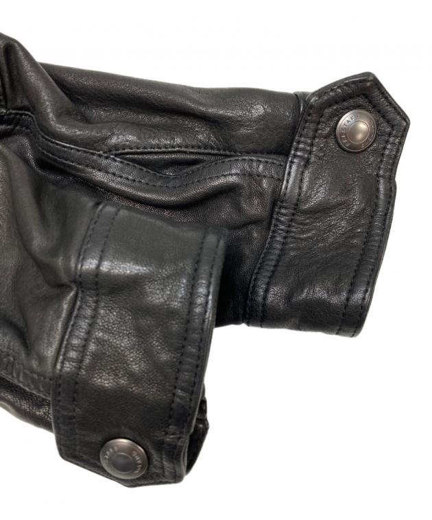 中古・古着通販】BELSTAFF (ベルスタッフ) レザージャケット ブラック