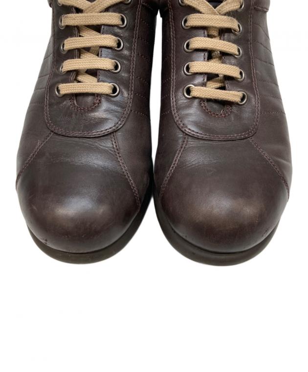中古・古着通販】CAMPER (カンペール) レザースニーカー ブラウン