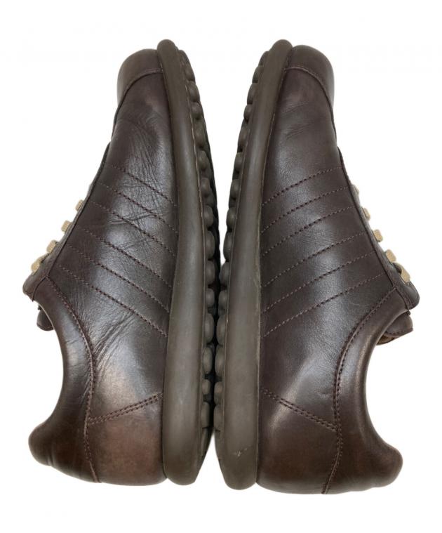 中古・古着通販】CAMPER (カンペール) レザースニーカー ブラウン