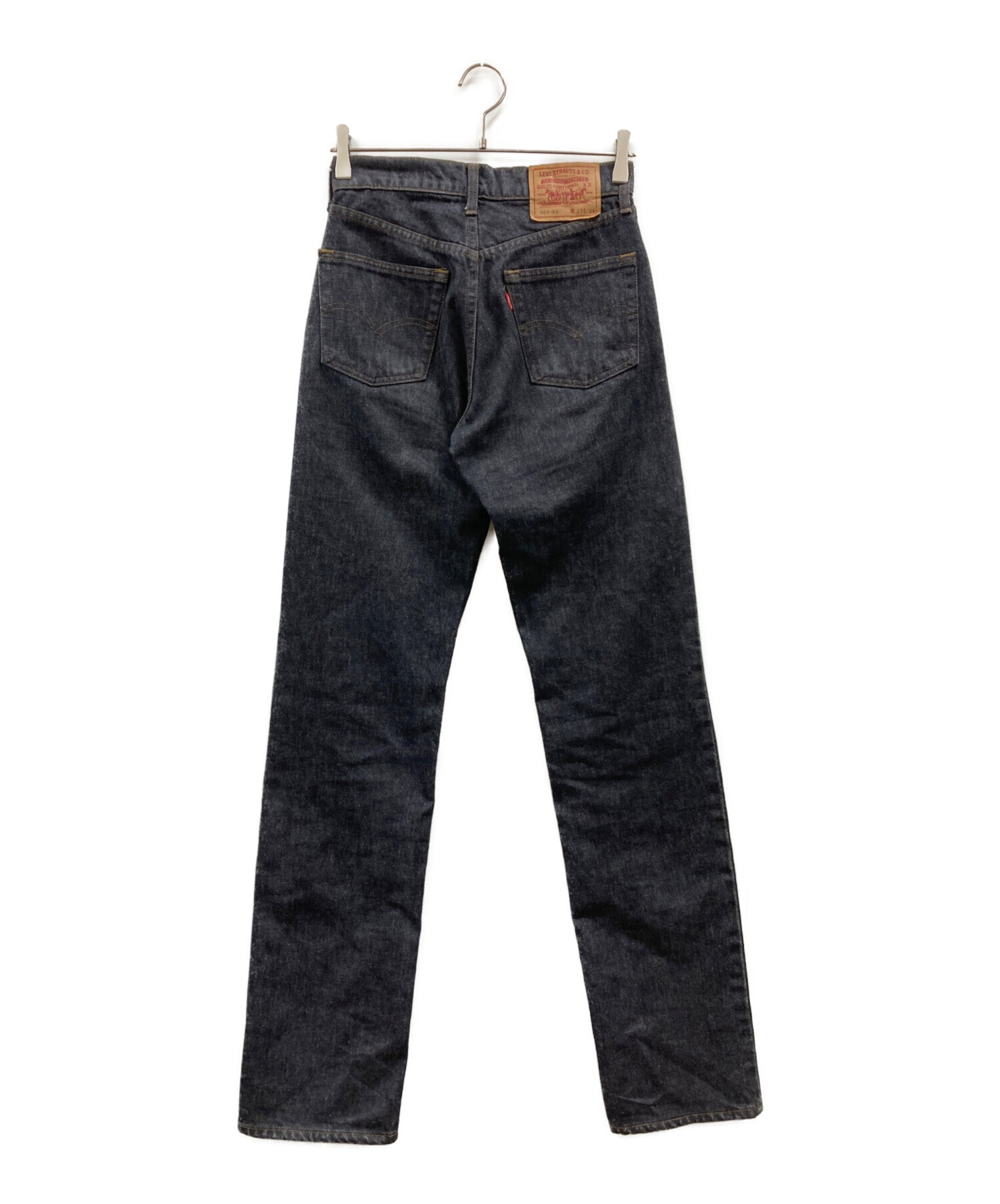 Levi’s リーバイス 503 ブラック 00s デニム 先染め　デニム 中古・古着通販】LEVI'S (リーバイス) 503先染めデニムパンツ ブラック