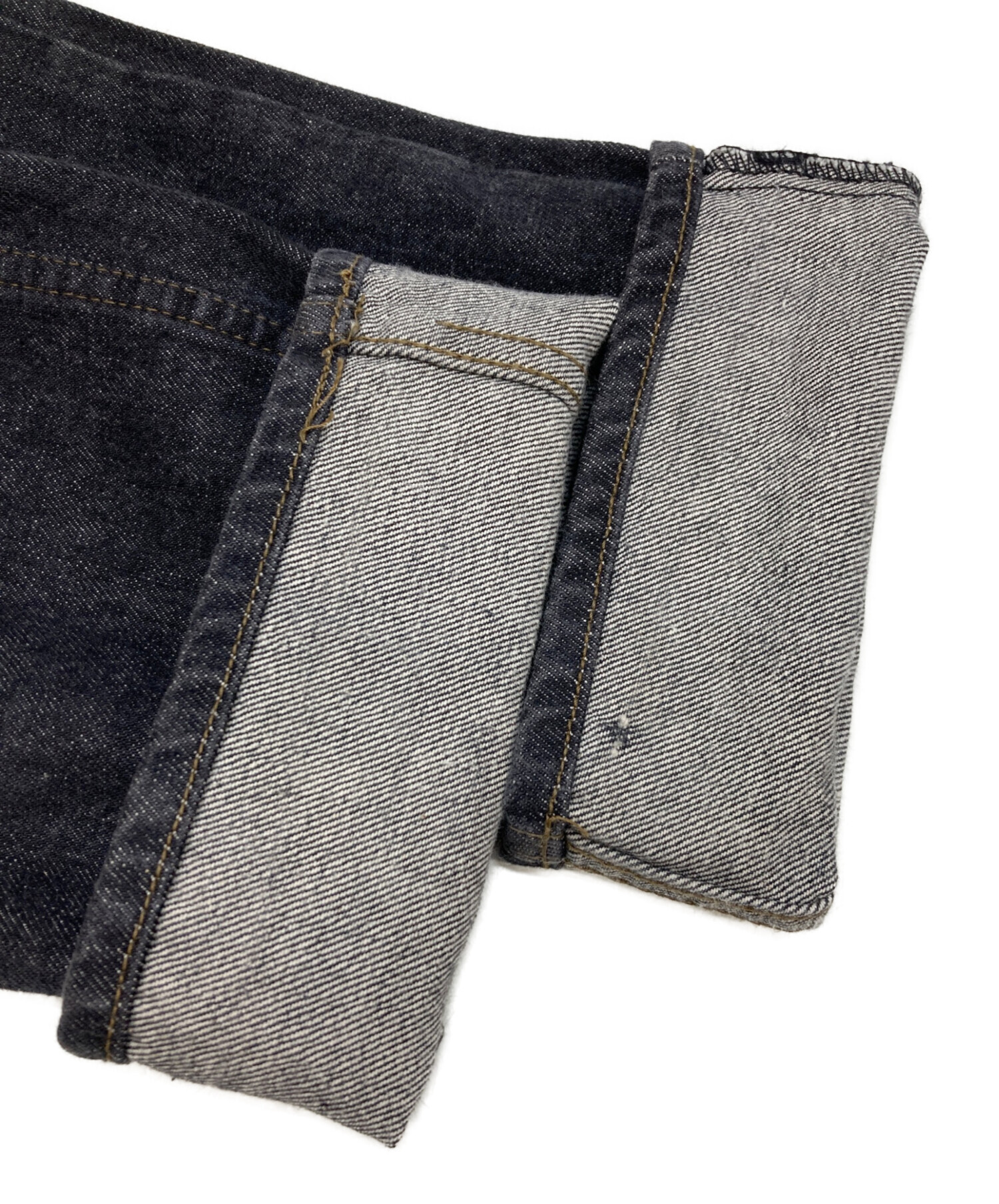 中古・古着通販】LEVI'S (リーバイス) 503先染めデニムパンツ ブラック