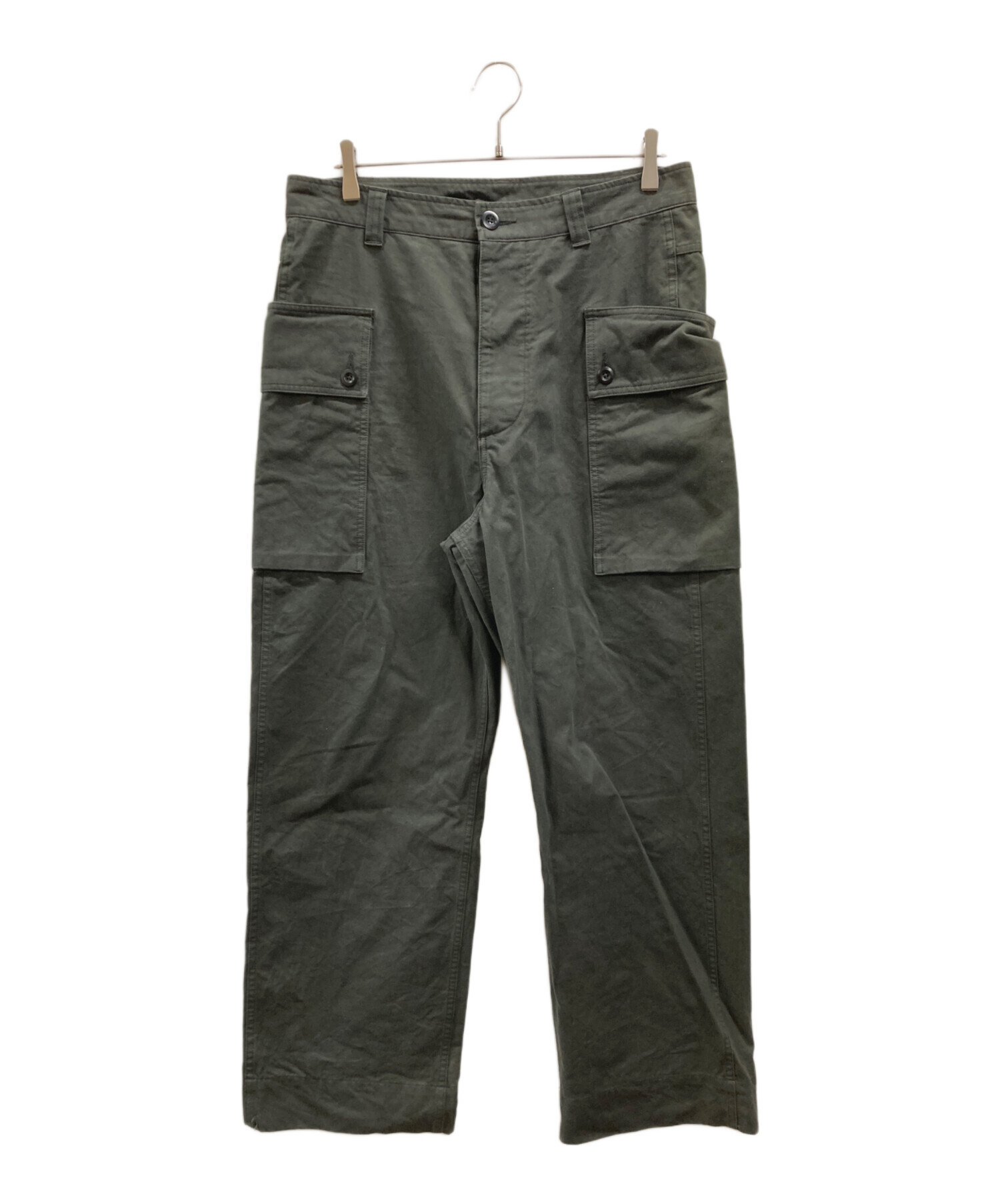 中古・古着通販】MHL (エムエイチエル) PLAIN COTTON DRILL グリーン 