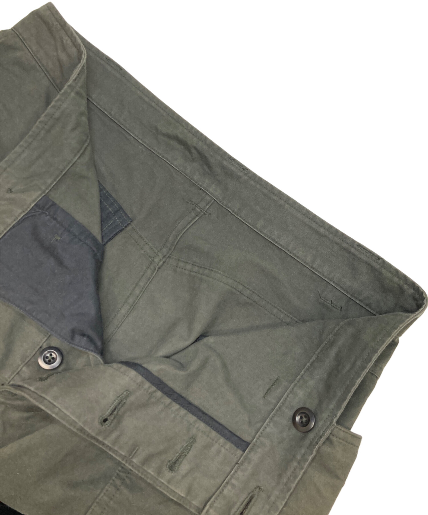 中古・古着通販】MHL (エムエイチエル) PLAIN COTTON DRILL グリーン