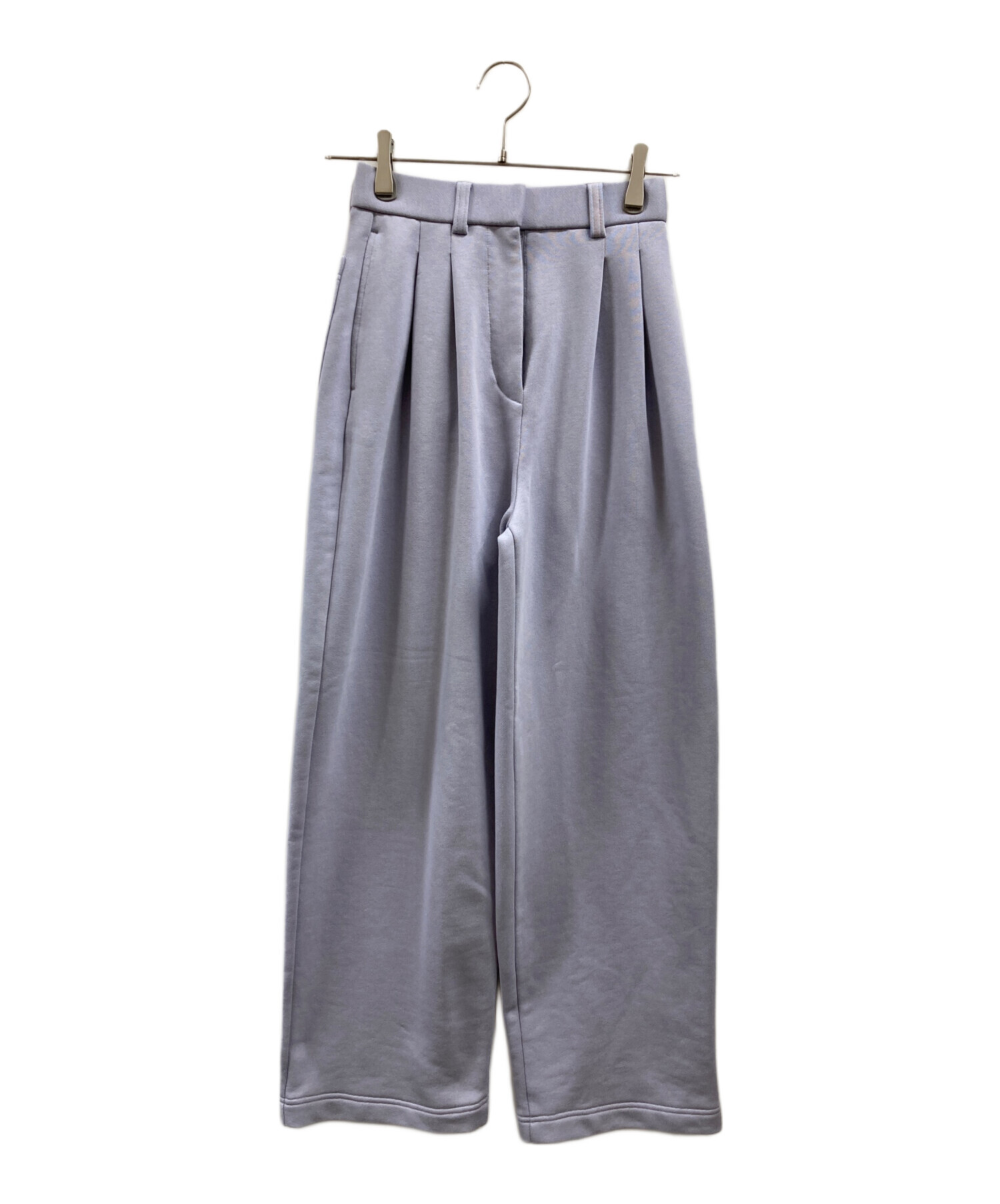 中古・古着通販】CLANE (クラネ) TWO TUCK SWEAT PANTS パープル