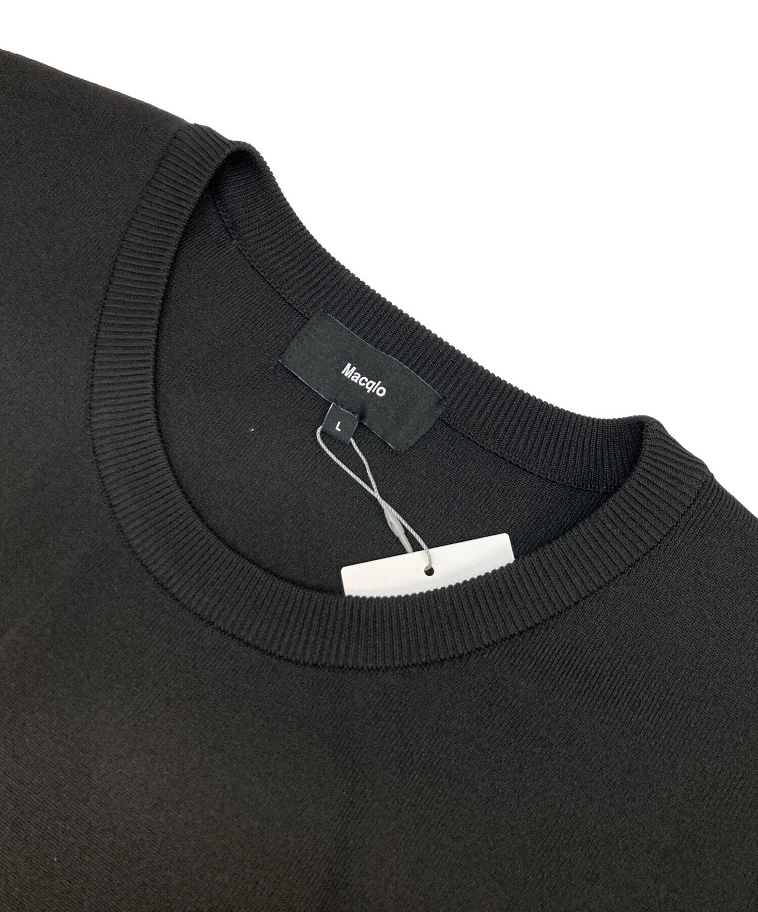 中古・古着通販】macqlo (マックロ) ultimex knit tee ブラック サイズ