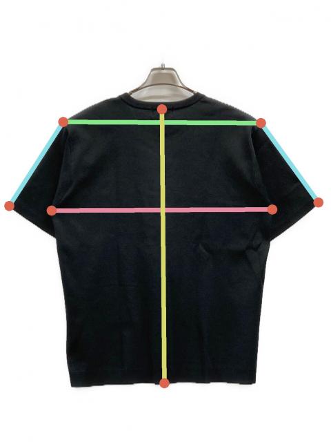中古・古着通販】macqlo (マックロ) ultimex knit tee ブラック サイズ