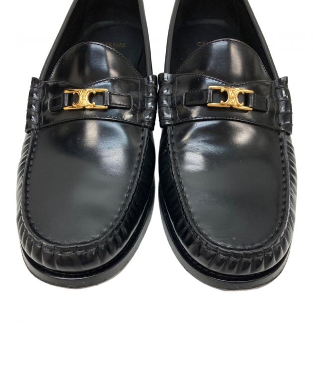 中古・古着通販】CELINE (セリーヌ) トリオンフレザーローファー