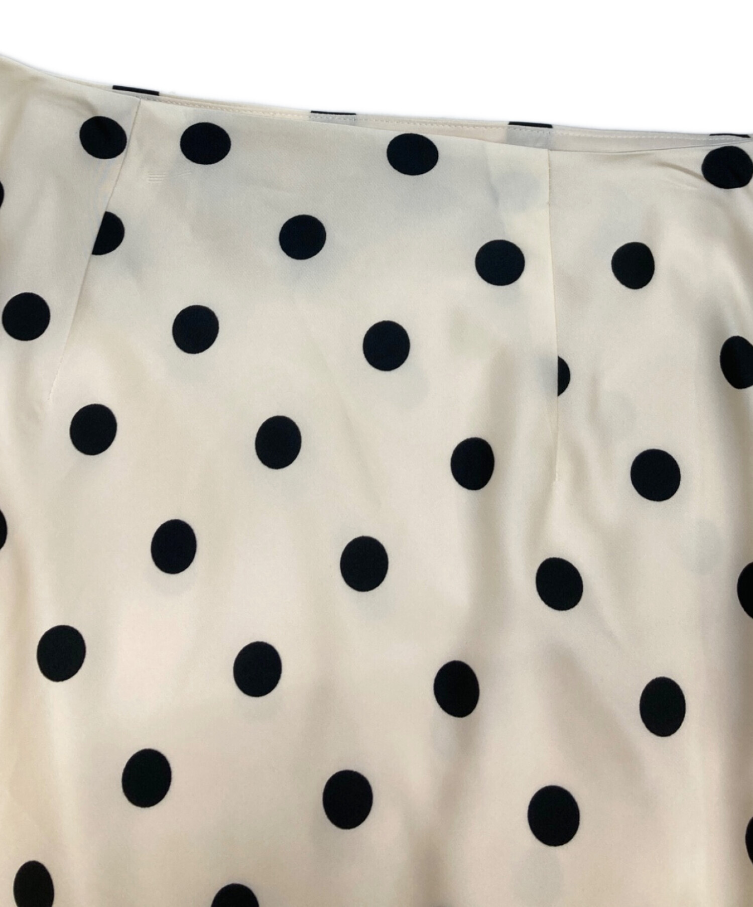 中古・古着通販】moussy (マウジー) SATIN DOT スカート ベージュ