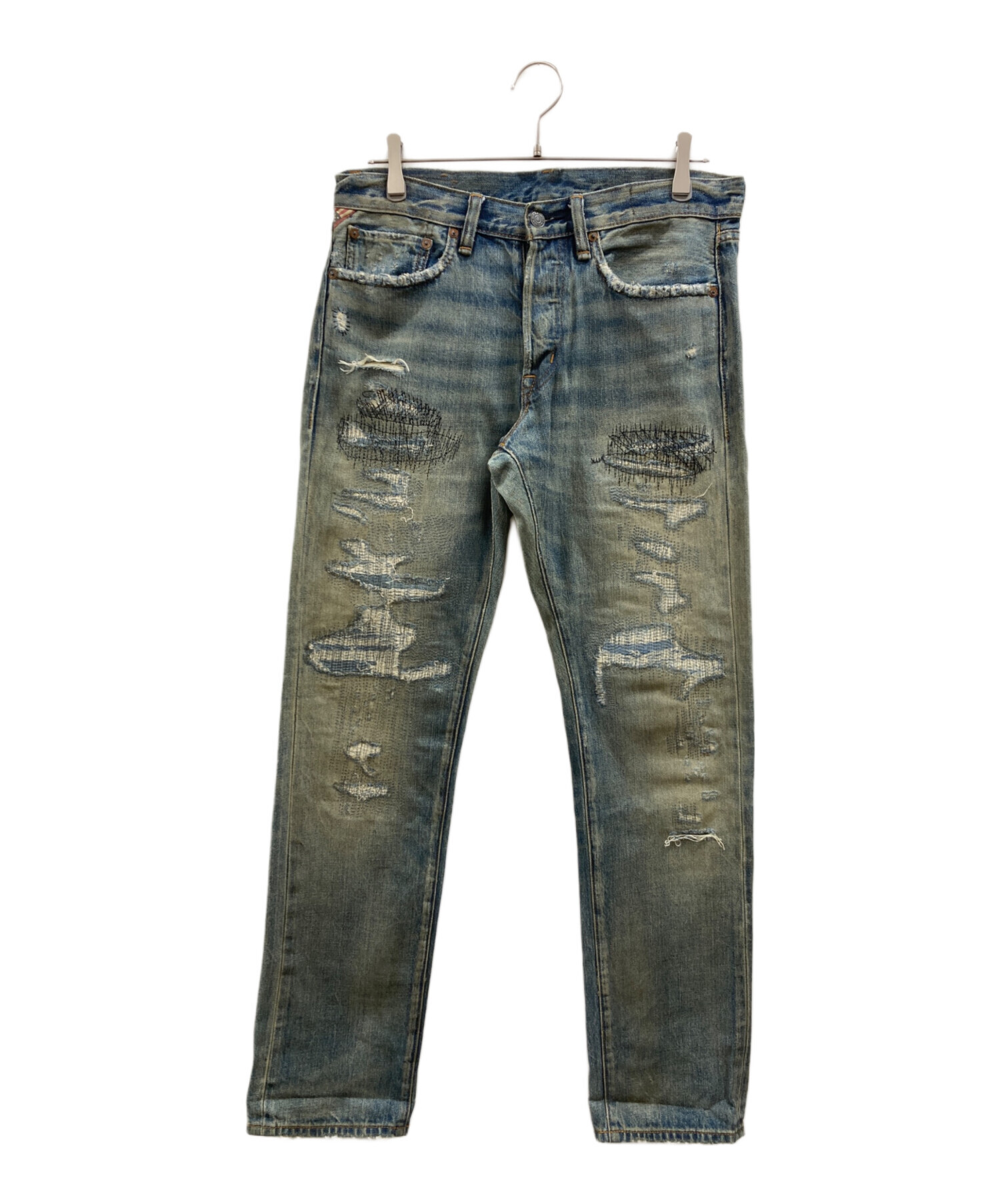 Ralph Lauren】ラルフローレン ダメージ加工 31/32 中古・古着通販