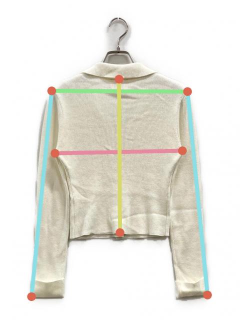 中古・古着通販】SHISHIKUI (シシクイ) open collarニットカーディガン
