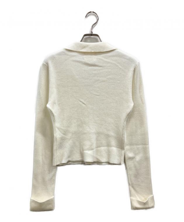中古・古着通販】SHISHIKUI (シシクイ) open collarニットカーディガン