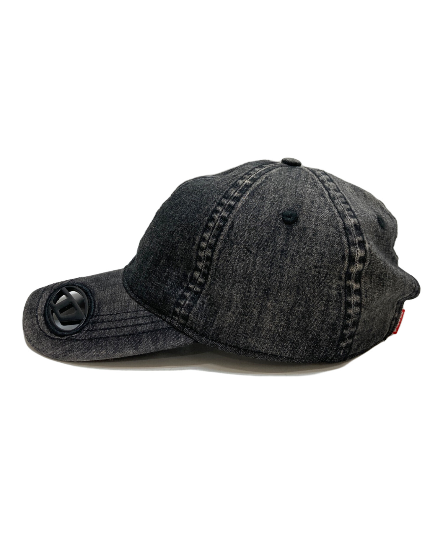 DIESEL タグ付き デニム風ダメージグレーキャップ サイズ2 Diesel デニム キャップ | グレー | FARFETCH JP