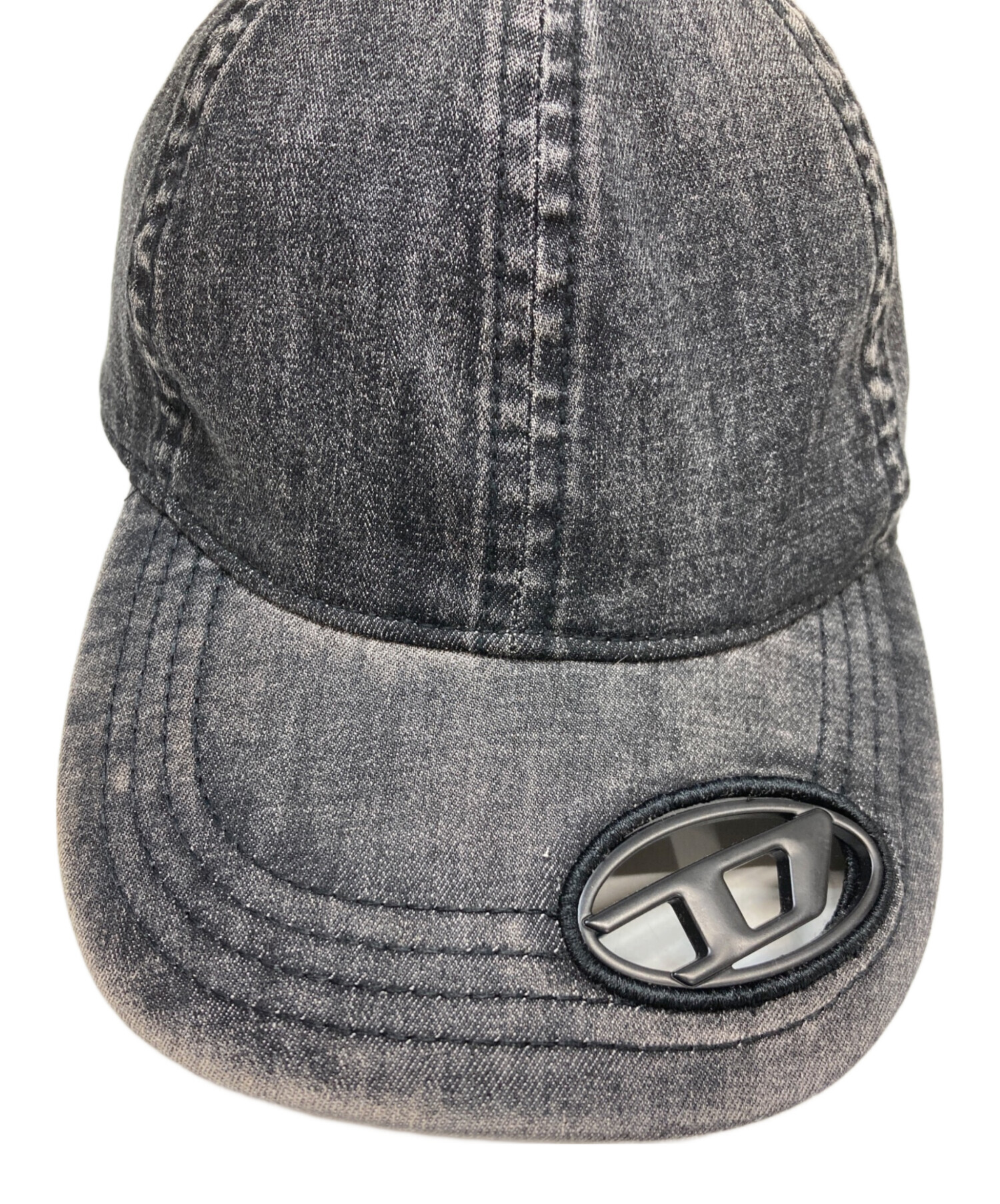 中古・古着通販】DIESEL (ディーゼル) デニムロゴキャップ グレー