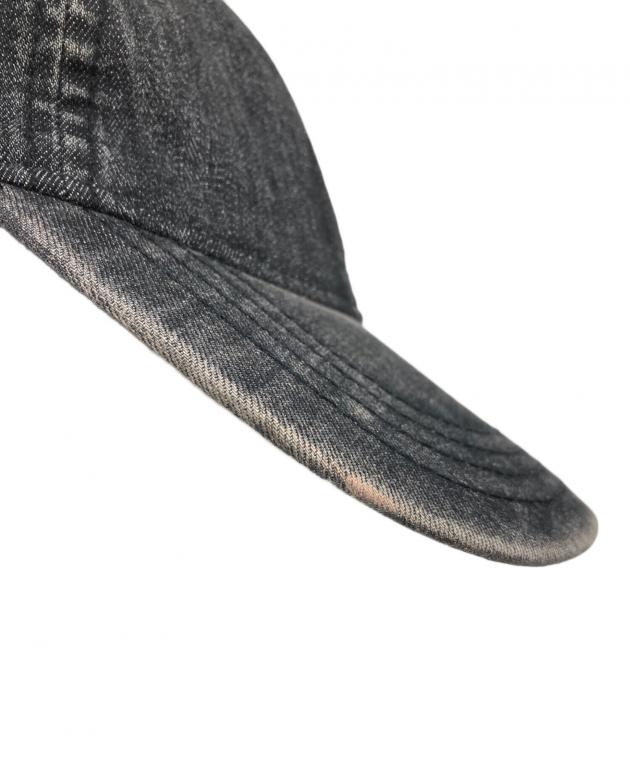 DIESEL タグ付き デニム風ダメージグレーキャップ サイズ2 Diesel デニム キャップ | グレー | FARFETCH JP