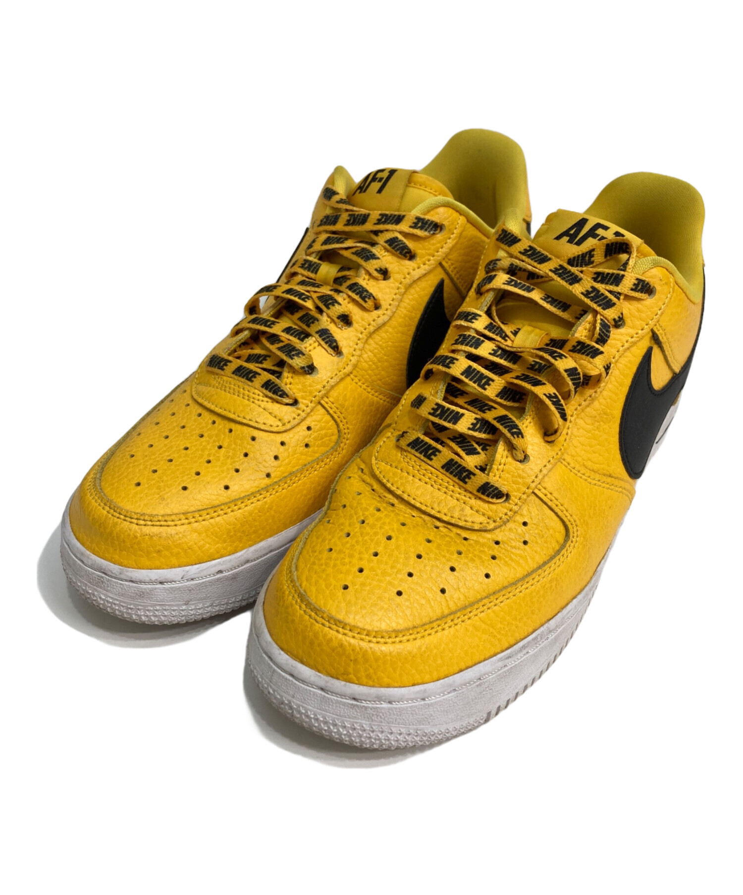 中古・古着通販】NIKE (ナイキ) AIR FORCE 1 07 LV8 イエロー サイズ