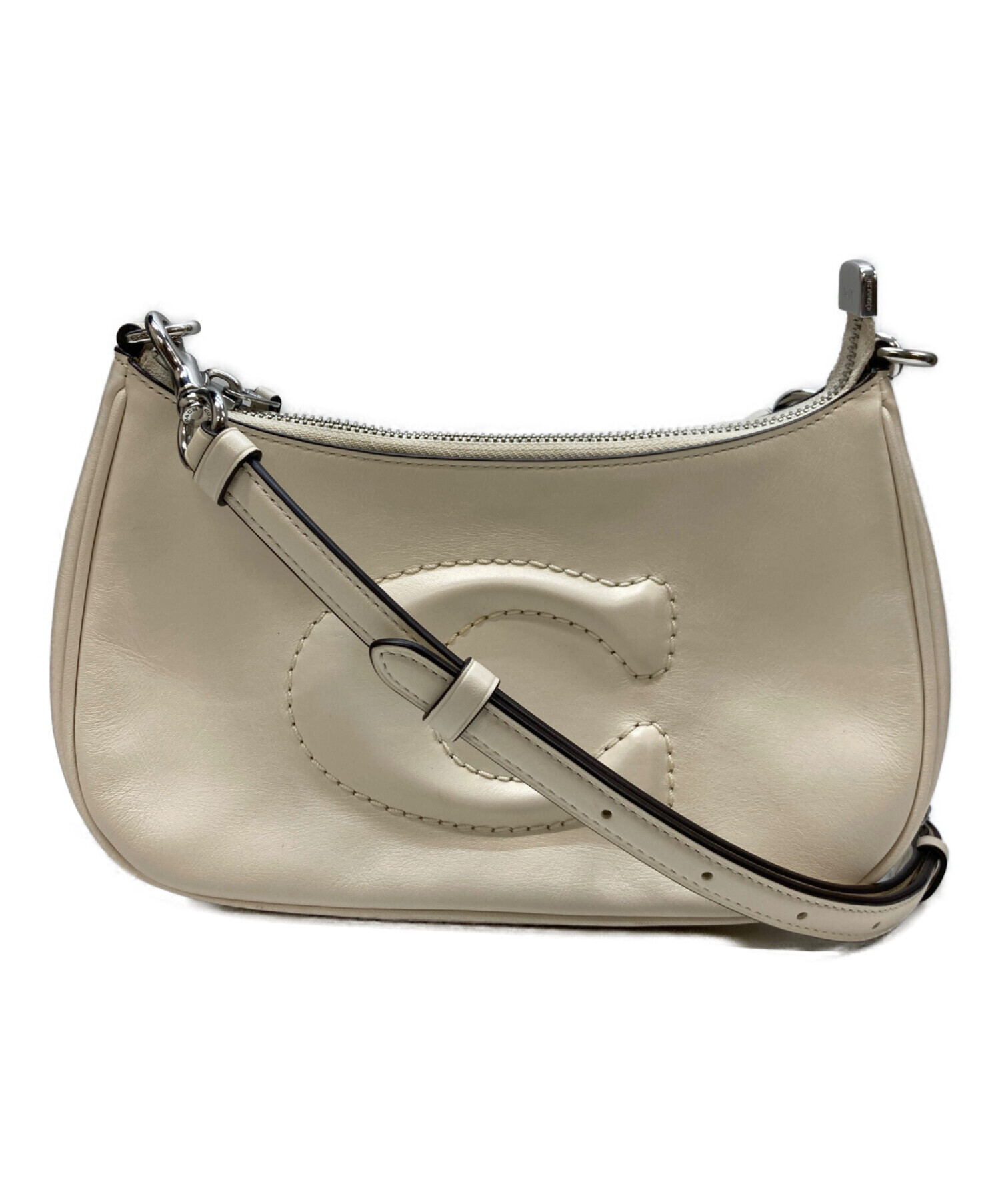 中古・古着通販】COACH (コーチ) テリショルダーバッグ ベージュ 