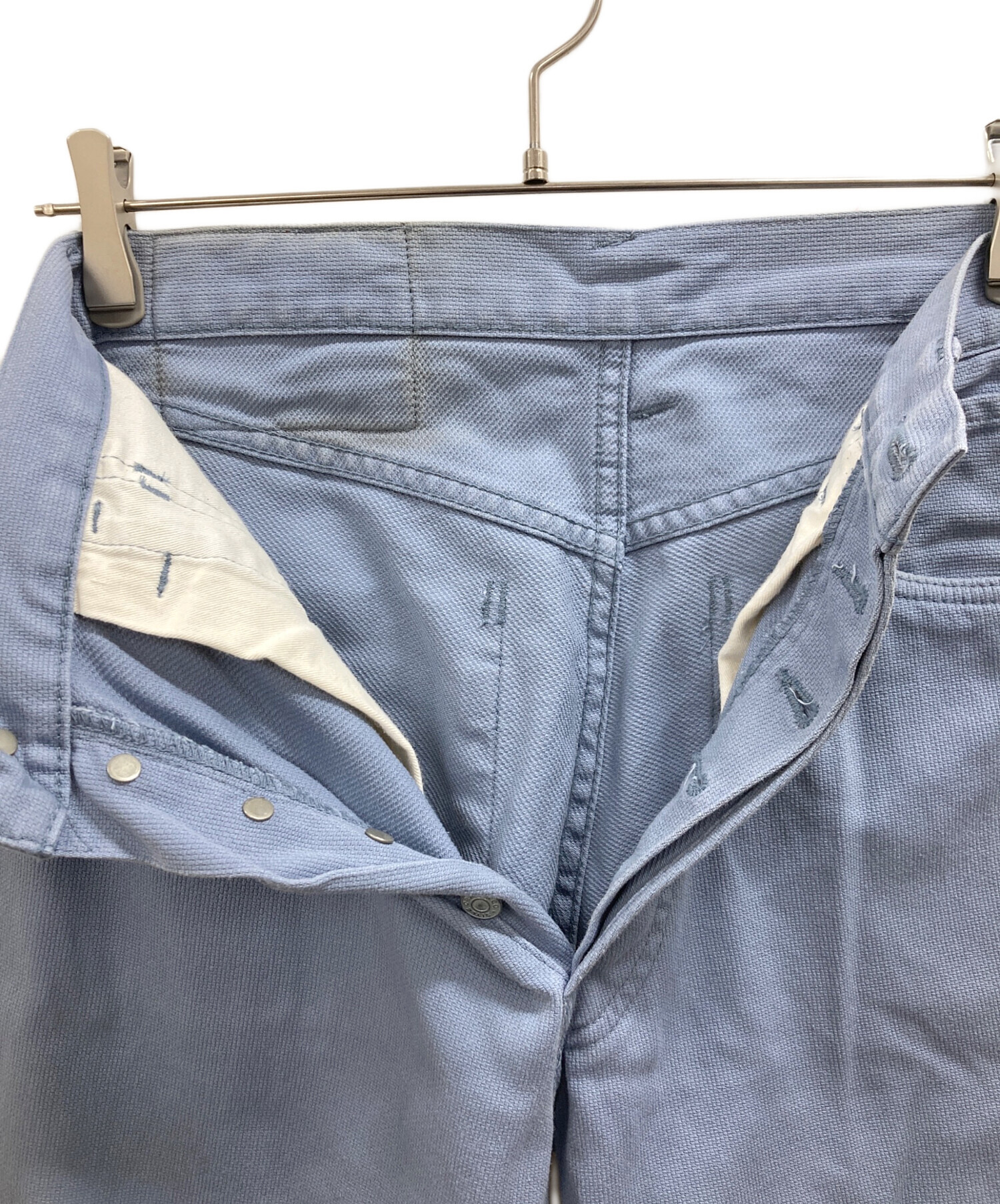 中古・古着通販】EVISU (エヴィス) デニムパンツ ブルー サイズ:実寸