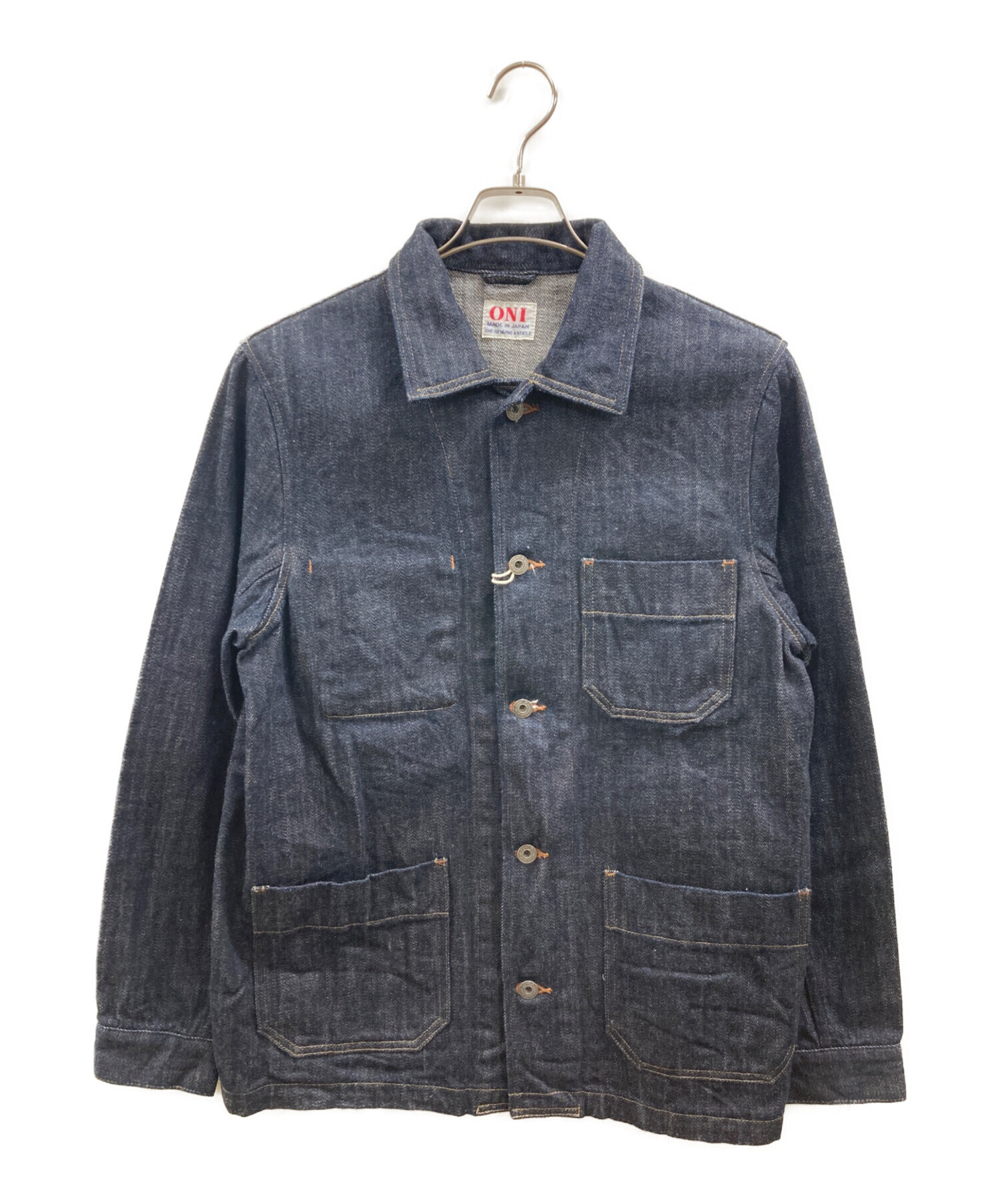 伊製中古アコ-デイオン 中古・古着通販】ONI DENIM (オニデニム) Loose Weave Denim Jacket