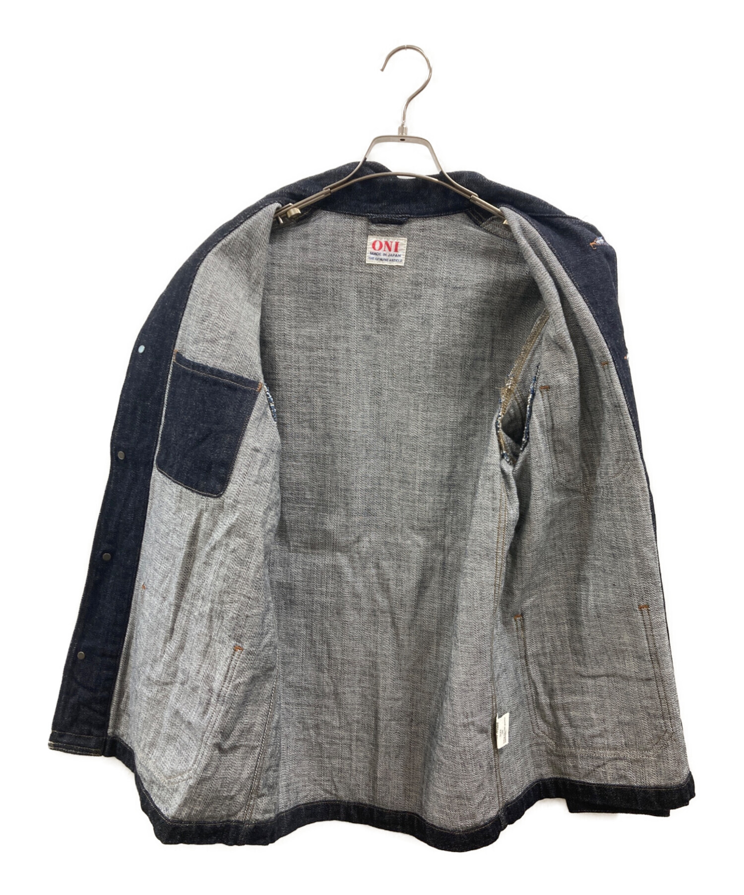 中古・古着通販】ONI DENIM (オニデニム) Loose Weave Denim Jacket