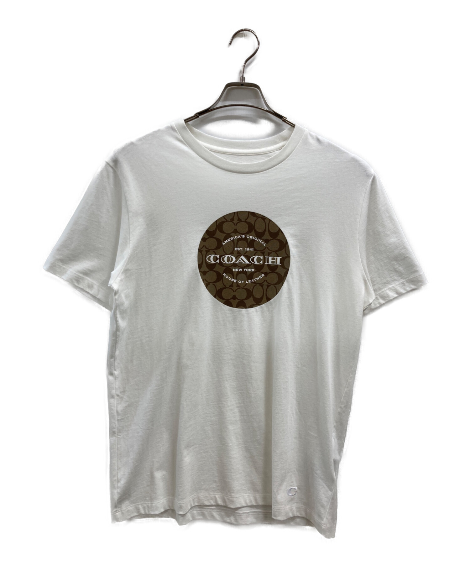 中古・古着通販】COACH (コーチ) シグネチャーサークルプリントTシャツ 