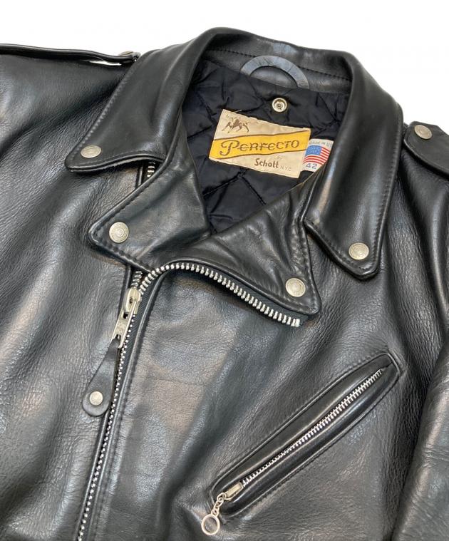 中古・古着通販】Schott (ショット) ダブルライダースジャケット