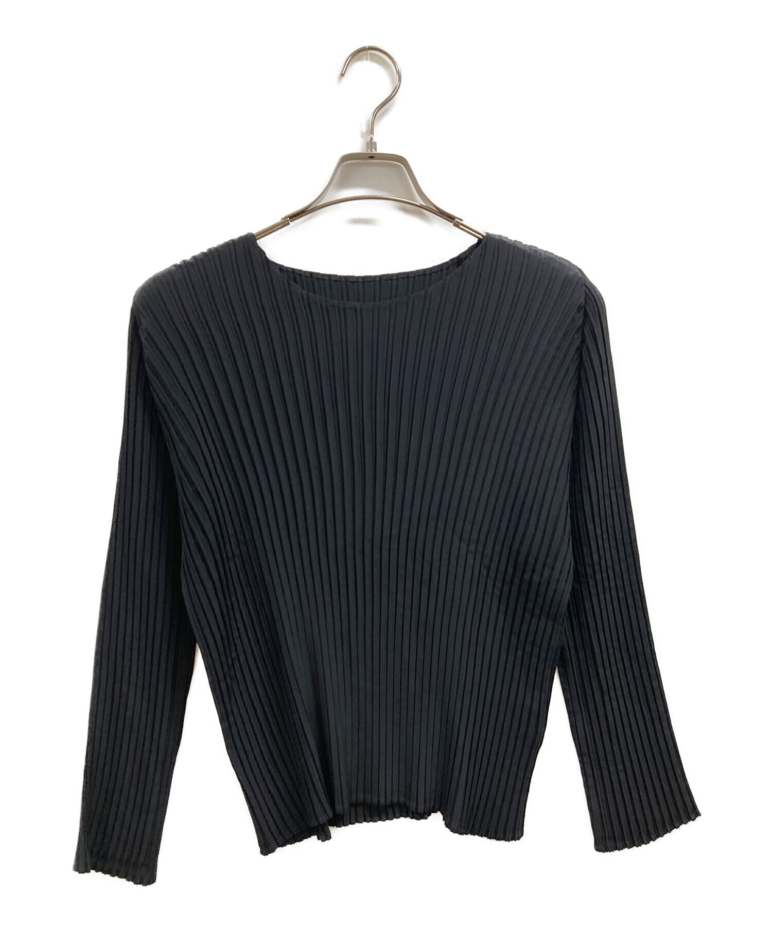 ISSEYMIYAKE イッセイミヤケ ブラウス プリーツ サイズ02 M 中古・古着通販】ISSEY MIYAKE (イッセイミヤケ) プリーツブラウス