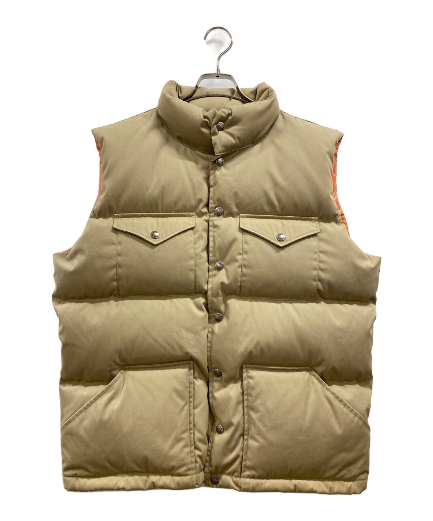 THE NORTH FACE ダウンベスト XL ベージュ 中古・古着通販】THE NORTH FACE (ザ ノース フェイス) オールドダウン