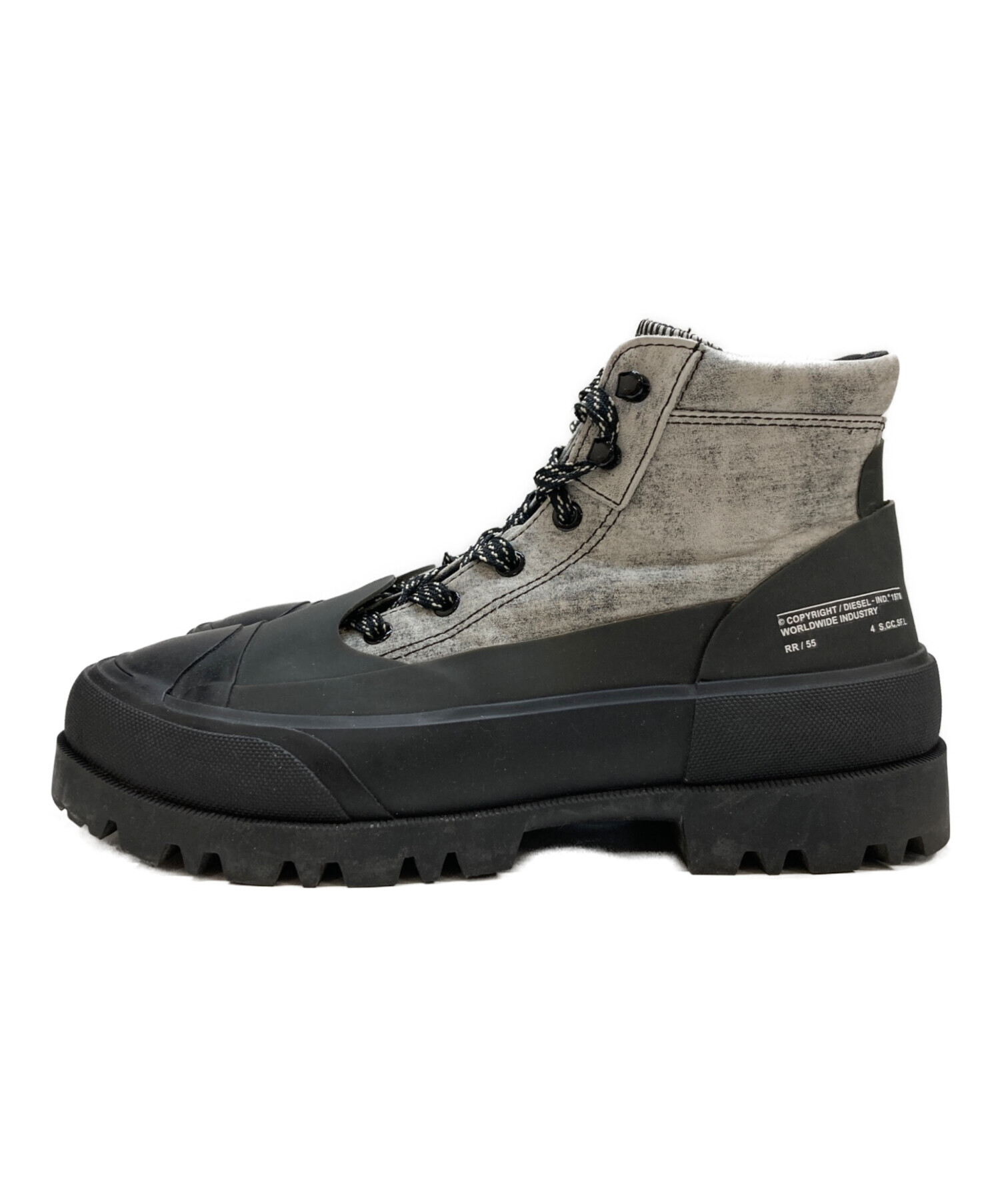 の /DIESEL D-HIKO BT X ハイカット 41サイズ 未使用 中古・古着通販】DIESEL (ディーゼル) D-HIKO BT X/レースアップブーツ