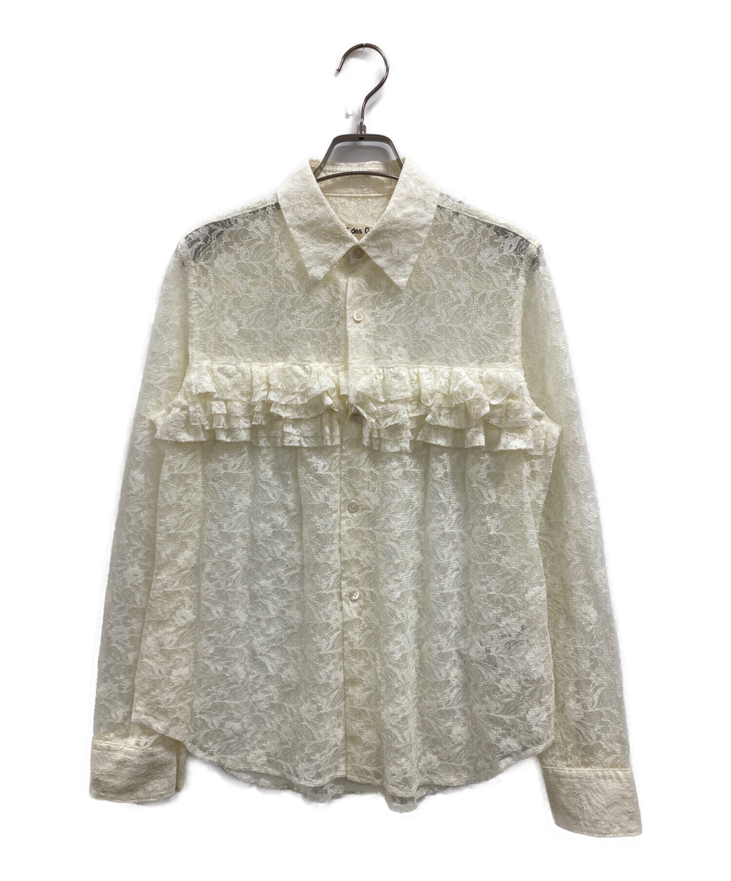 中古・古着通販】COMME des GARCONS (コムデギャルソン) レースシャツ 