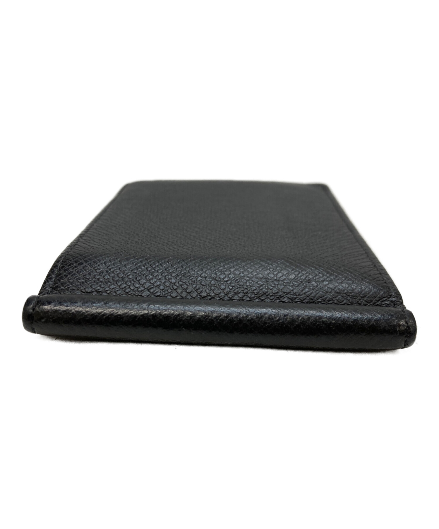 中古品　Louis Vuitton レザー マネークリップ ブラック 中古・古着通販】LOUIS VUITTON (ルイ ヴィトン) マネークリップ付