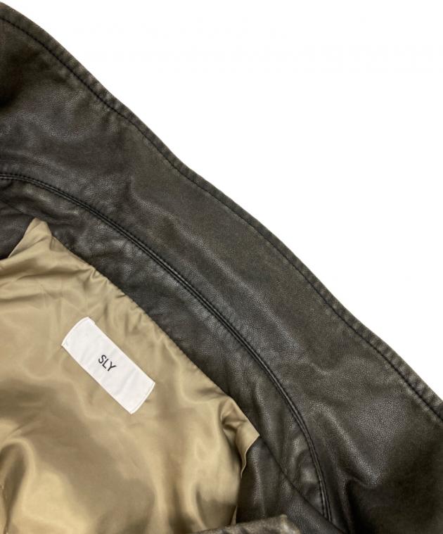 中古・古着通販】SLY (スライ) VINTAGE BOXY F/LEATHER ジャケット