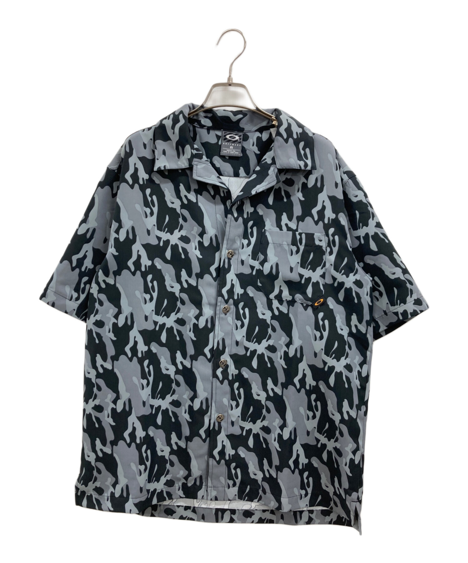 中古・古着通販】OAKLEY (オークリー) カモフラシャツ グレー サイズ:S