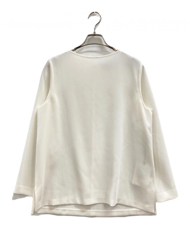 DEPAREILLE 長袖 ブラウス ホワイト 38 中古・古着通販】DEPAREILLE (デパリエ) 長袖ブラウス ホワイト サイズ
