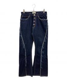 jieda 19ss 2way denim indigo blue 新品未使用 jieda(ジエダ)、デニムパンツ】ブランド・古着のネット通販【TREFAC