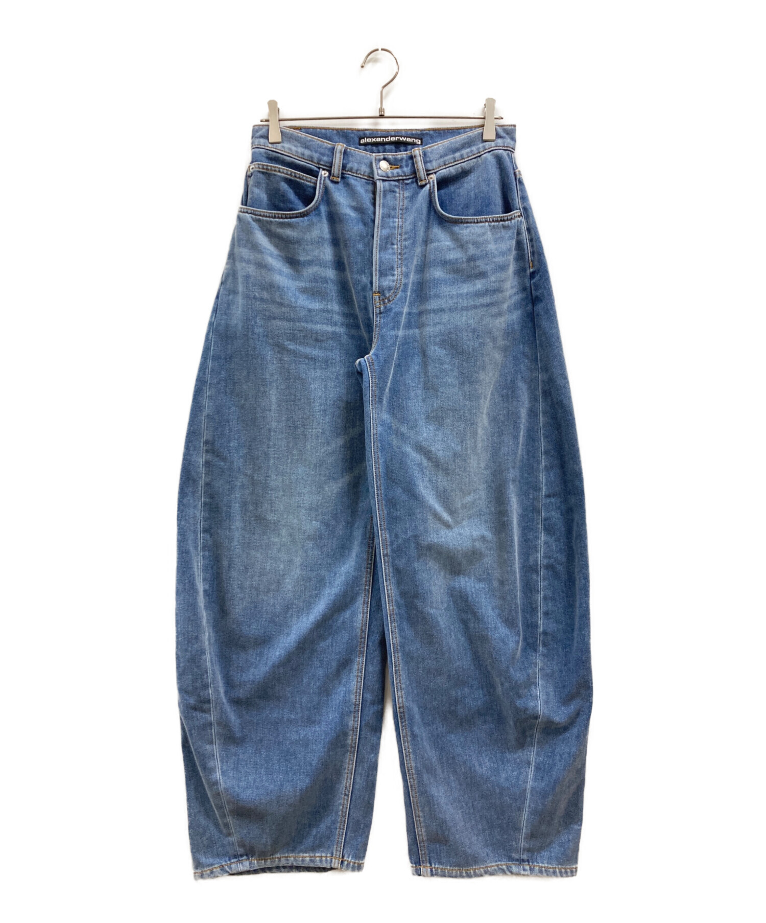 ストリートモード古着　アレキサンダーワン　ロールアップダメージデニムホットパンツ 中古・古着通販】ALEXANDER WANG (アレキサンダー・ワン) OVERSIZED