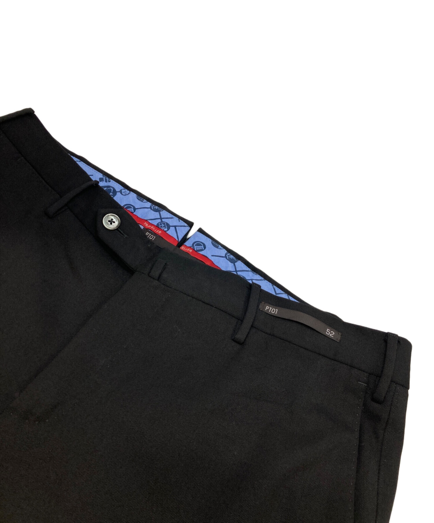 中古・古着通販】PT01 (ピーティーゼロウーノ) スラックス ブラック