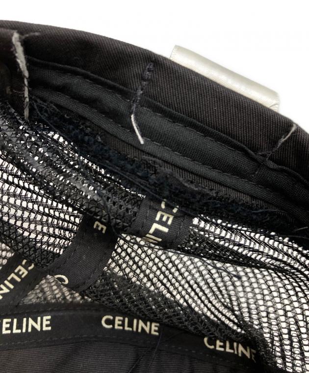 中古・古着通販】CELINE (セリーヌ) ロゴメッシュキャップ ブラック