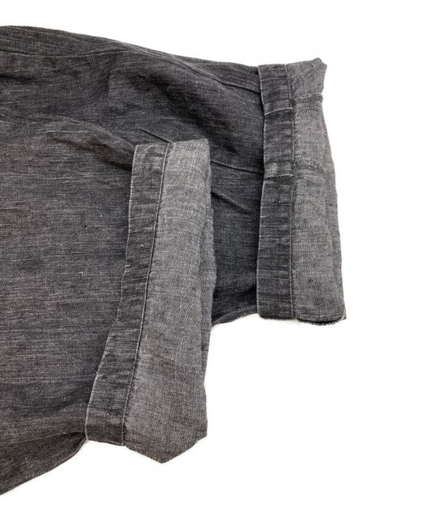 ネストローブ　リネンブラックデニムカーヴィーパンツ 中古・古着通販】nest Robe (ネストローブ) リネンブラックデニム