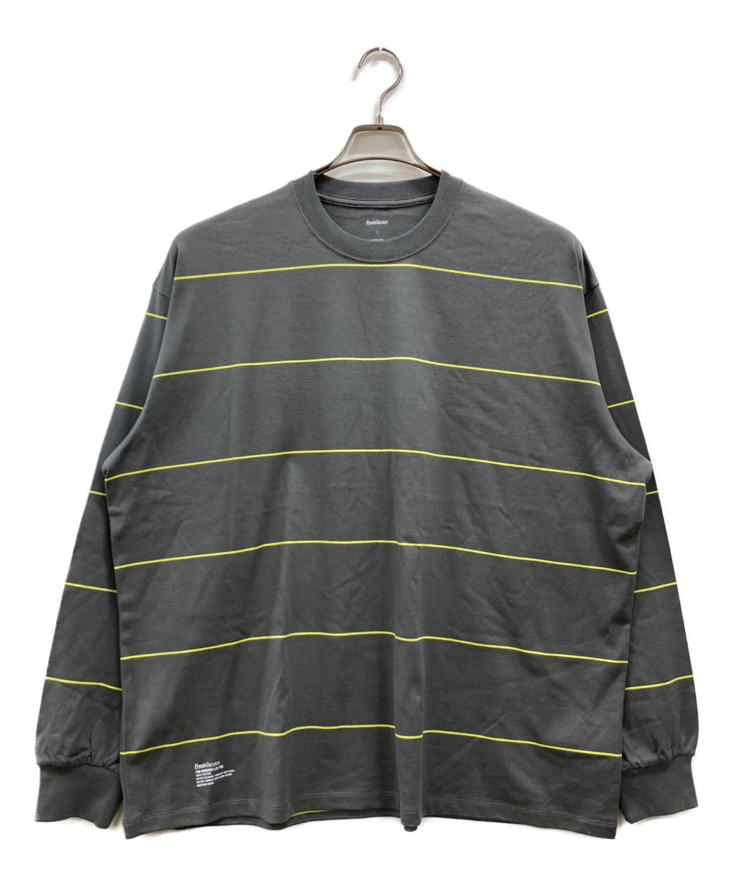 中古・古着通販】FreshService (フレッシュサービス) PIN BORDER L/S 