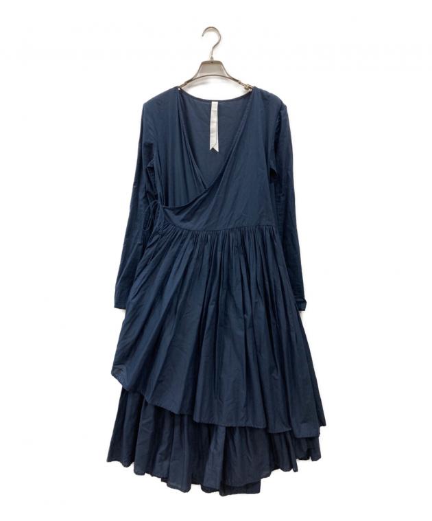 中古・古着通販】merlette (マーレット) ティアードラップワンピース