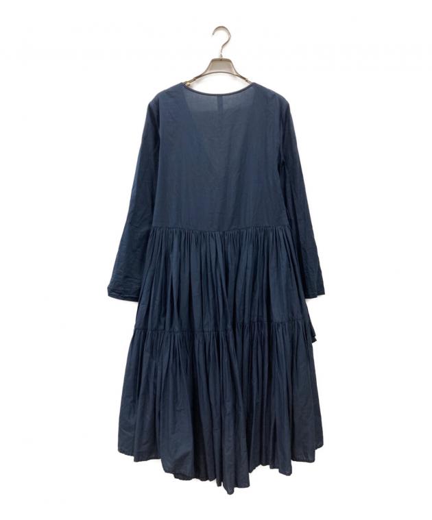 中古・古着通販】merlette (マーレット) ティアードラップワンピース
